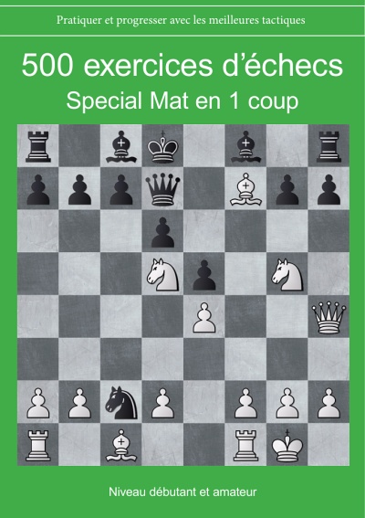 Livre PDF 500 exercices d’échecs mat en 1 coup